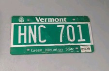 License plate vermont for sale  Waterbury