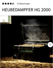 Heubedampfer haygain 2000 gebraucht kaufen  Crivitz