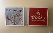 Vintage 1970 Coors Cold Beer To Go Display Corporação Placa Bar Man Cave Rara comprar usado  Enviando para Brazil