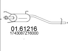 Replacement exhaust rear for sale  UK