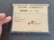 Ausweis laissez passer d'occasion  La Flotte