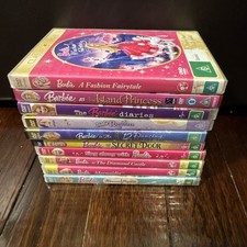 Lote de DVD Barbie x10 – Conto de Fadas da Moda, Rapunzel, Princesa Popstar, Mermaidia comprar usado Lote de DVD Barbie x10 – Conto de Fadas da Moda, Rapunzel, Princesa Popstar, Mermaidia comprar usado  Enviando para Brazil