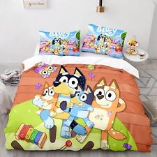 Bluey Kreskówka Poszewka na kołdrę 200x200 Poszewka na poduszkę 80 x 80CM Pościel dziecięca CO na sprzedaż Bluey Kreskówka Poszewka na kołdrę 200x200 Poszewka na poduszkę 80 x 80CM Pościel dziecięca CO na sprzedaż  Wysyłka do Poland