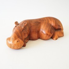 Wooden hippo hand for sale  BRISTOL