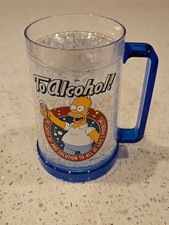 Caneca gel congelante Homer Simpson The Simpson To Alcohol 16 oz Matt Groening comprar usado  Enviando para Brazil