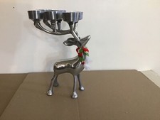 Silver reindeer votive for sale  Prescott