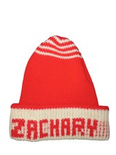 Boné de malha vintage gorro "Zachary" infantil vermelho e branco  comprar usado  Enviando para Brazil