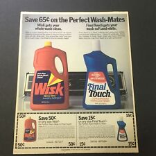 Vtg 1981 wisk for sale  Mc Afee