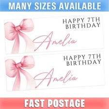 Pink bow personalised d'occasion  Expédié en Belgium