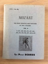 Mozart piano sonatas for sale  TORRINGTON