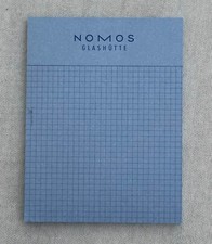 Nomos glashütte papierblock gebraucht kaufen  Deutschland