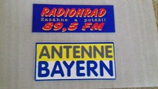 2 x naklejka reklamowa selbstklebende Werbeaufkleber RADIO HRAD ANTENNE BAYERN na sprzedaż  PL