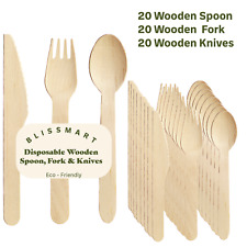 Wooden cutlery set for sale  LEICESTER