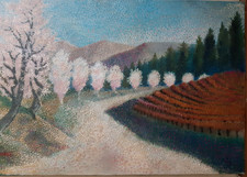 Tableau ancien huile d'occasion  France