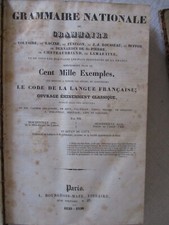 1835 1837 grammaire d'occasion  Riscle