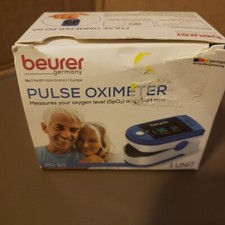 OXÍMETRO DE PULSO Beurer PO50 ponta dos dedos, monitor de frequência cardíaca de saturação de oxigênio no sangue comprar usado  Enviando para Brazil