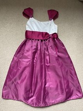 Girls ivory maroon for sale  WARRINGTON