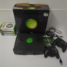 Usado, Console original Microsoft Xbox 1ª geração dois controles 9 jogos cabos caixa testada comprar usado  Enviando para Brazil