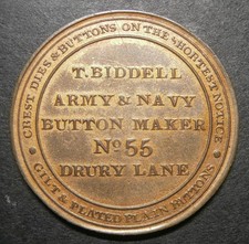 Advertising medalet biddell for sale  WORTHING