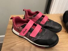 Clarks pink black for sale  BATH