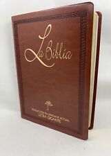 biblia traduccion lenguaje actual Letra Gigante  14 puntos Piel Imitation Café comprar usado  Enviando para Brazil