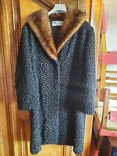 Manteau vintage astrakan d'occasion  Sellières