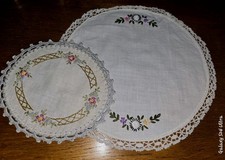 Vintage round doillies for sale  Manchester