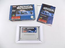 Super Nintendo SNES Nigel Mansell's World Championship Racing na caixa - Inc Man... comprar usado  Enviando para Brazil