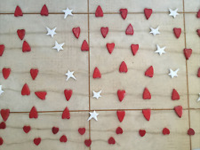 Red hearts white for sale  PURLEY