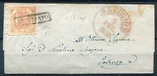 1859 lettera reggio usato  Palermo