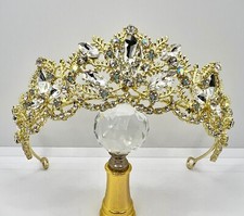 Tiara oro strass usato  Spedire a Italy