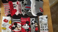 13 pares de meias femininas Mickey/Minnie No Show tamanho 9-11, usado comprar usado  Enviando para Brazil