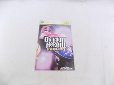Guitar Hero III Legends of Rock Xbox 360 somente manual de instruções comprar usado  Enviando para Brazil