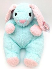 Vintage TY Baby Bunnybaby Chocalho Pelúcia com Etiqueta Travesseiro Pal Coelho Azul 1999 comprar usado  Enviando para Brazil