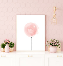 Pink balloon nursery for sale  Shipping to Ireland