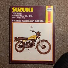 Haynes suzuki trail for sale  HARWICH