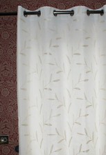 Embroidered lined voile for sale  ELGIN