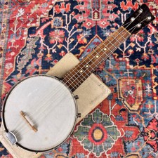 Richter Banjolele Cicero Blues década de 1920 com estojo caseiro comprar usado  Enviando para Brazil