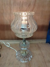 Vintage glass hurricane for sale  MONMOUTH