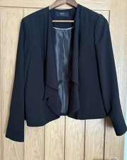 Black waterfall jacket for sale  SPALDING