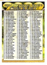 2000 topps checklist for sale  Haverhill