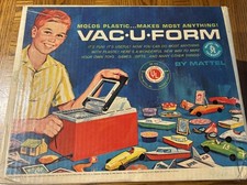 Mattel 1962 VAC-U-FORM SET hojas de caja originales con kits de accesorios moldes segunda mano  Embacar hacia Mexico