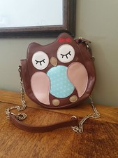 Owl handbag brown for sale  SANDOWN