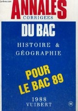 Annales brevet corrigees d'occasion  France
