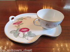 Noritake UM copo e bandeja de lanches, Japão, padrão MORNING GLORY [92] comprar usado  Enviando para Brazil