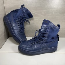 Tênis Nike SF AF1 857872-400 Air Force 1 bota azul binário EUA feminino 7 comprar usado  Enviando para Brazil