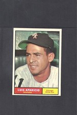 1961 TOPPS SET BREAK #440 LUIS APARICIO-2--BV $20--WHITE SOX--SEM VINCOS--NR/MT comprar usado  Enviando para Brazil