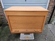 Vintage oak tambour for sale  SOUTH CROYDON