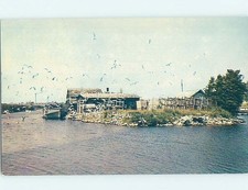 Barco de pesca anterior a 1980 desembarque Manistique Monistique - Quase Munising MI AD3174 comprar usado  Enviando para Brazil
