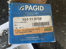 Pagid front brake for sale  BRENTWOOD